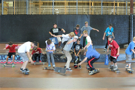 Skate Campers Synchronized Ollies
